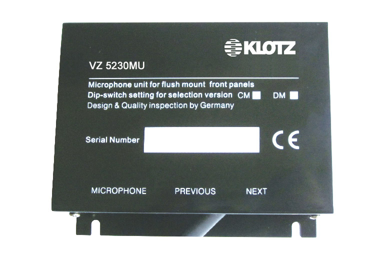 VZ 5230MU-嵌入式电器装置